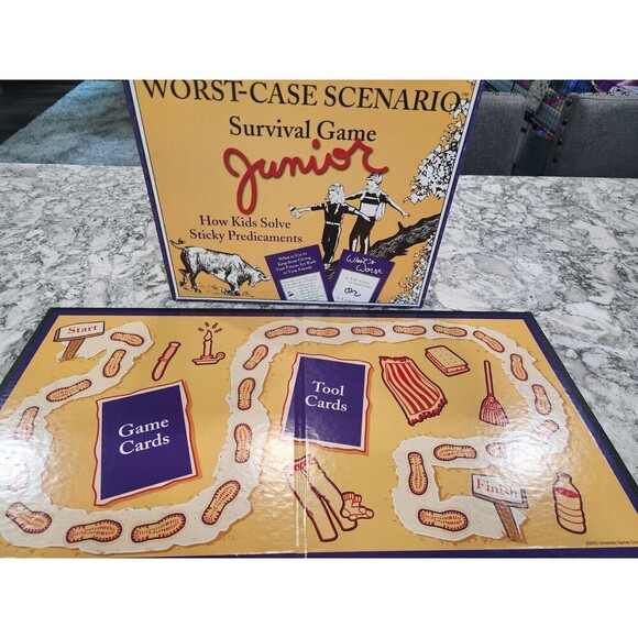 The Worst Case Scenario Survival Game Junior Edition Board Game 2003 Age 8+ 2+ - Picture 4 of 4